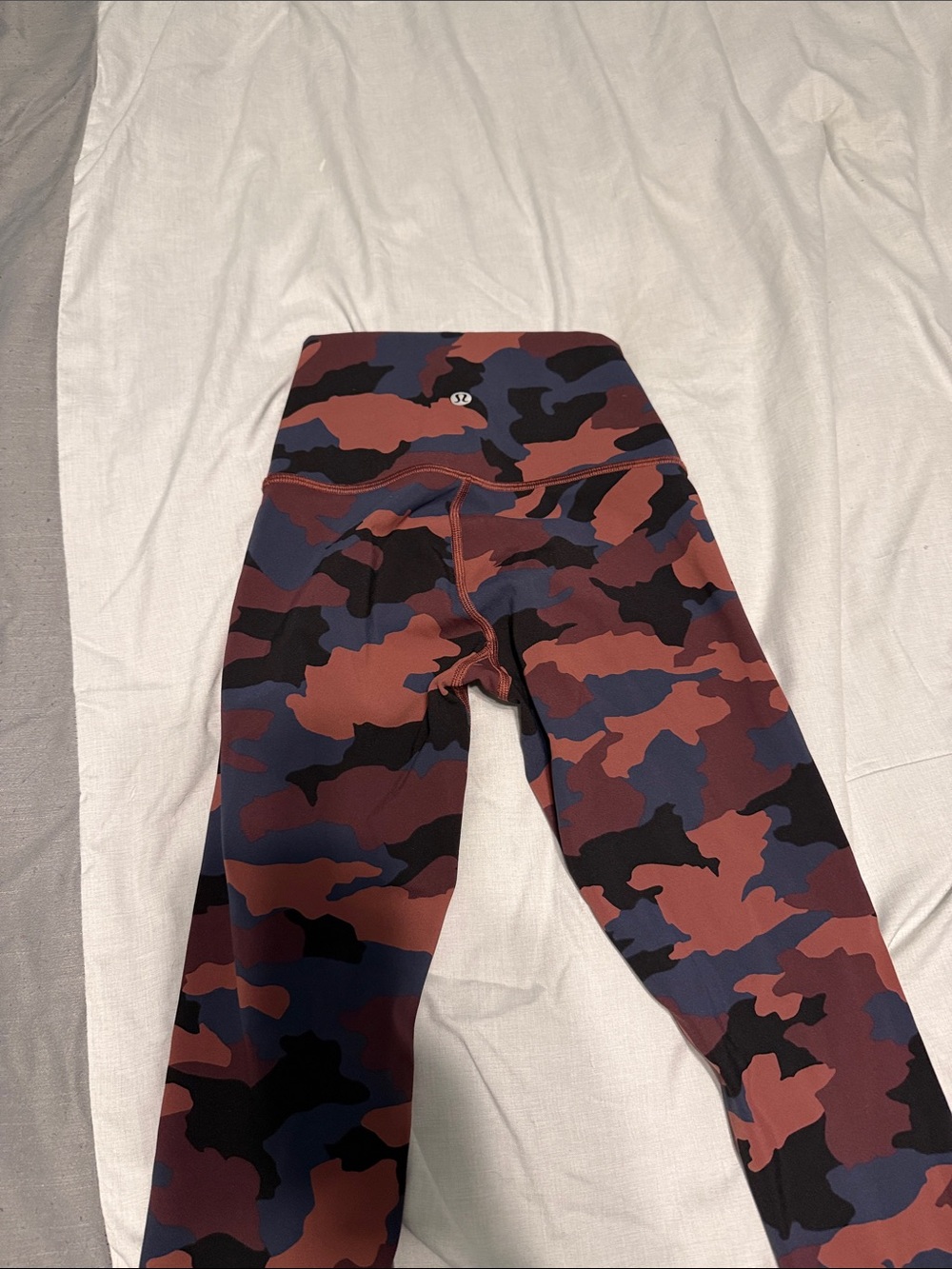 lululemon athletica Camo Leggings - Maroon, Navy & Black